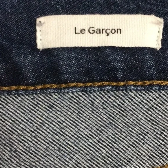Frame Le Garçon Distressed Boyfriend Jean Watson Wash Size 28 EUC